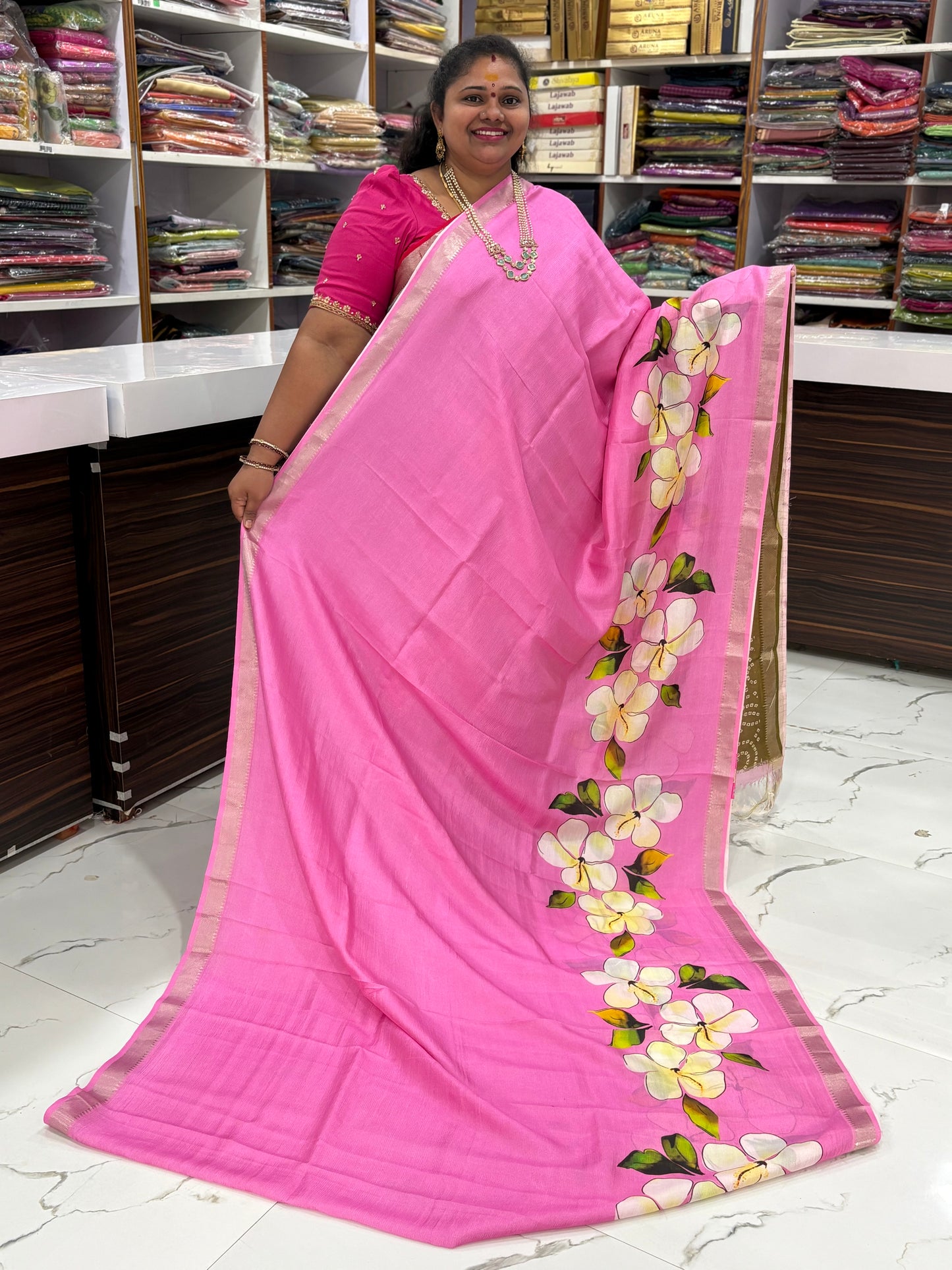MANGALAGIRI DIGITAL PRINT SAREE 3800