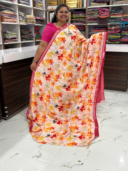 MANGALAGIRI DIGITAL PRINT SAREE 3800